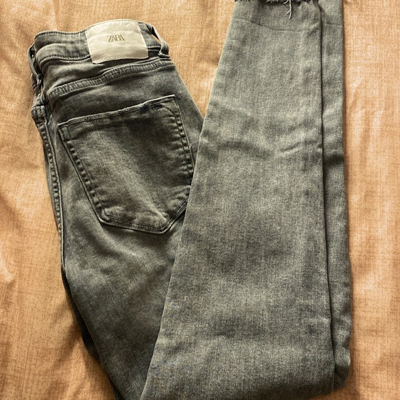 Zara grey skinny jeans - Picture 1 of 4